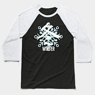 Winter Season Japanese Kanji Baseball T-Shirt